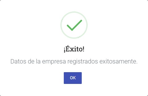 Ilustración 8 - Mensaje Confirmación